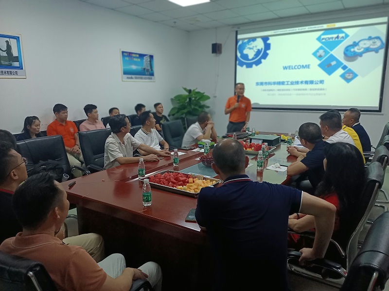 广东福建龙岩商会领导及企业家朋友参观考察科华公司及交流访谈